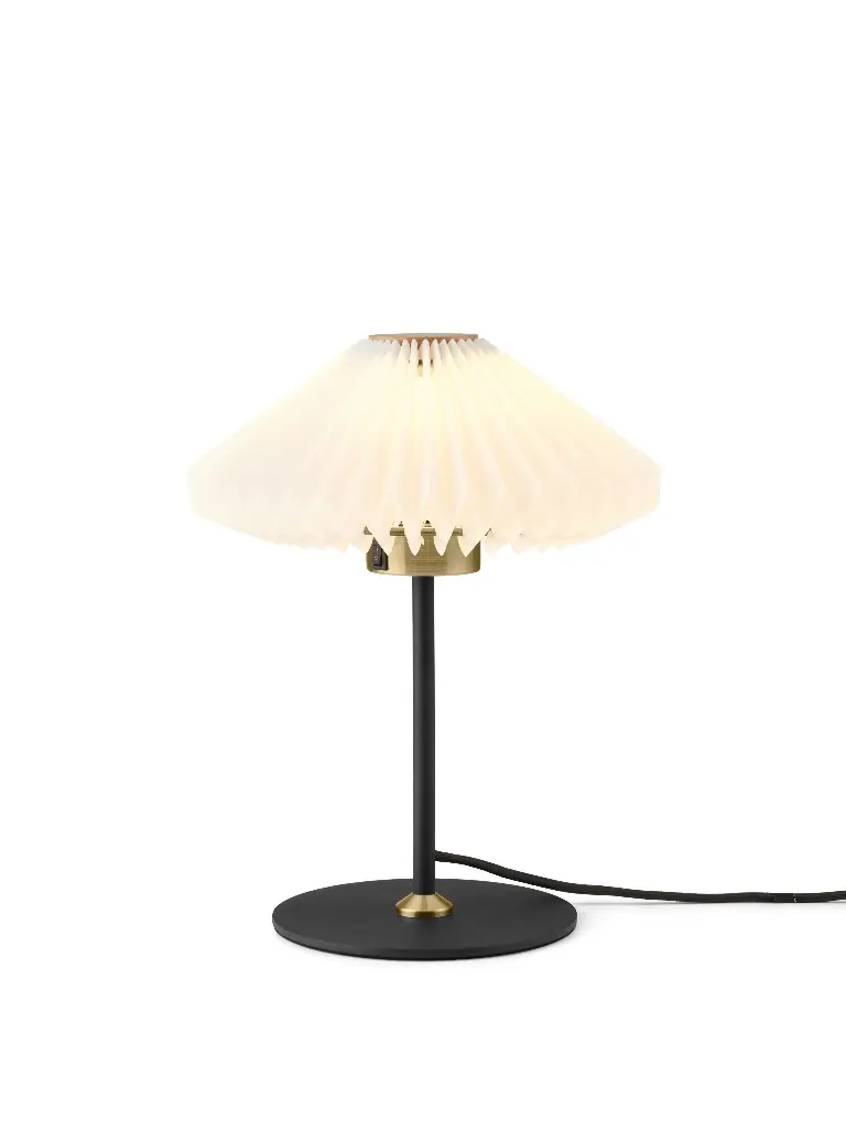 HALO DESIGN 744985 | PARIS - TABLE LAMP Ø24 - CLEAN WHITE / BLACK IP20