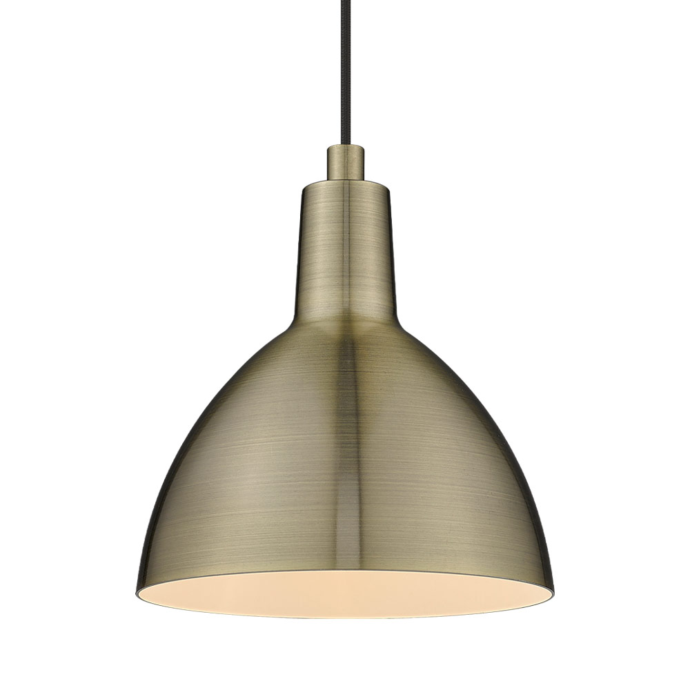 HALO DESIGN 739097 | METROPOLE PENDANT 25 ANTIQUE BRASS IP20