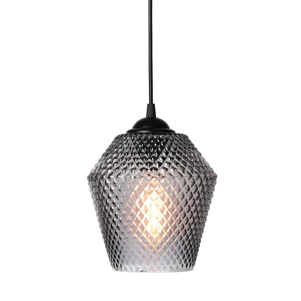 HALO DESIGN 718528 | NOBB PENDANT (EDGY) Ø17 SMOKE IP20