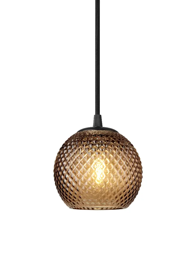 HALO DESIGN 718597 | NOBB - PENDANT LAMP Ø12 - AMBER 28W DIMMABLE IP20