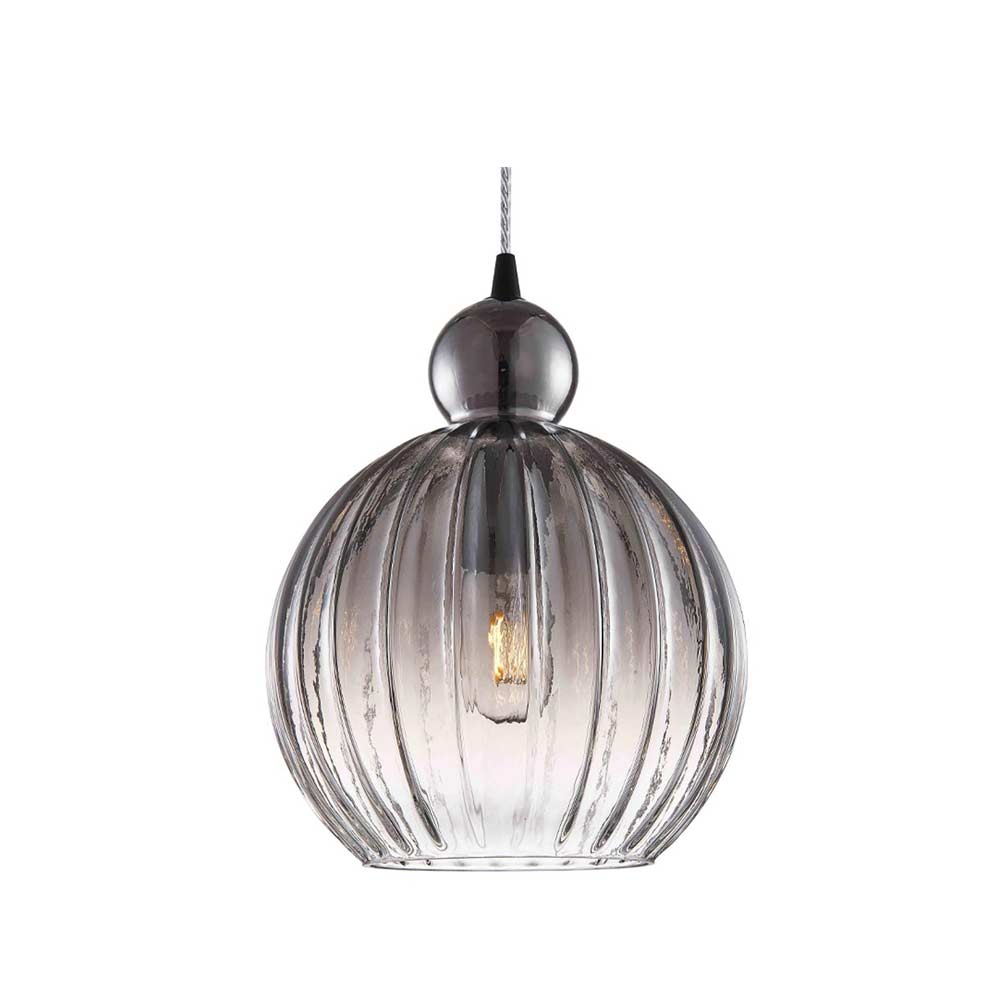 HALO DESIGN 737291 | BALL BALL PENDANT Ø25 E27, SMOKE IP20