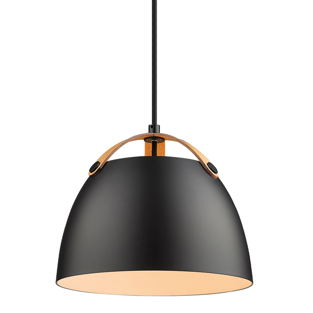 HALO DESIGN 734825 | OSLO PENDANT Ø24 BLACK-OAK IP20