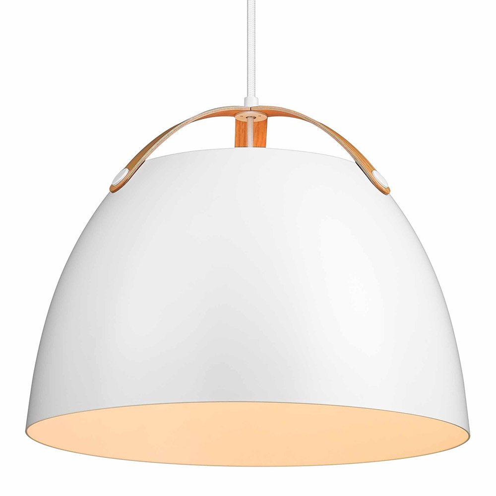 HALO DESIGN 734870 | OSLO PENDANT Ø40 WHITE-OAK IP20