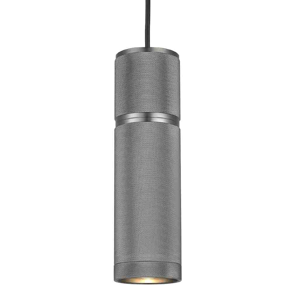 HALO DESIGN 736966 | HALO- THE PENDANT CYLINDER PENDEL IN METAL GUN BLACK Ø12 2,5M CABLE IP20