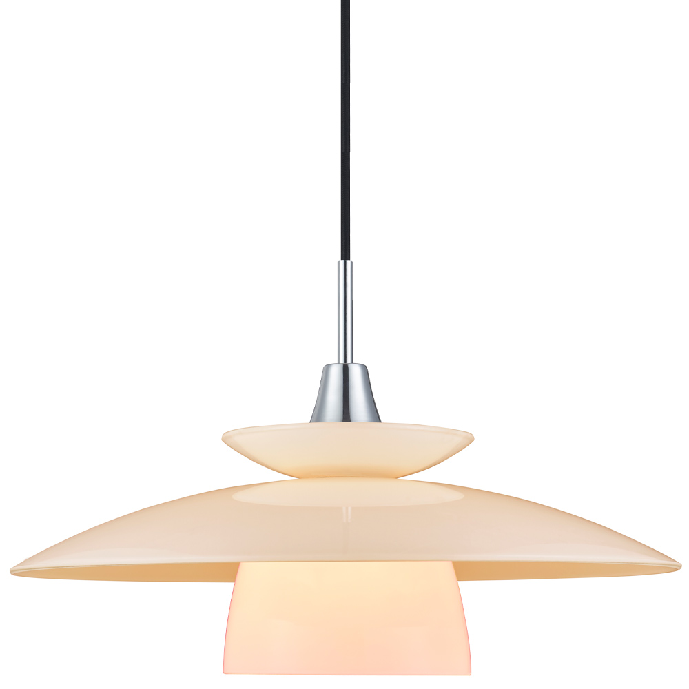 HALO DESIGN 733651 | SCANDINAVIA PENDANT Ø40 OPAL/CHROME IP20
