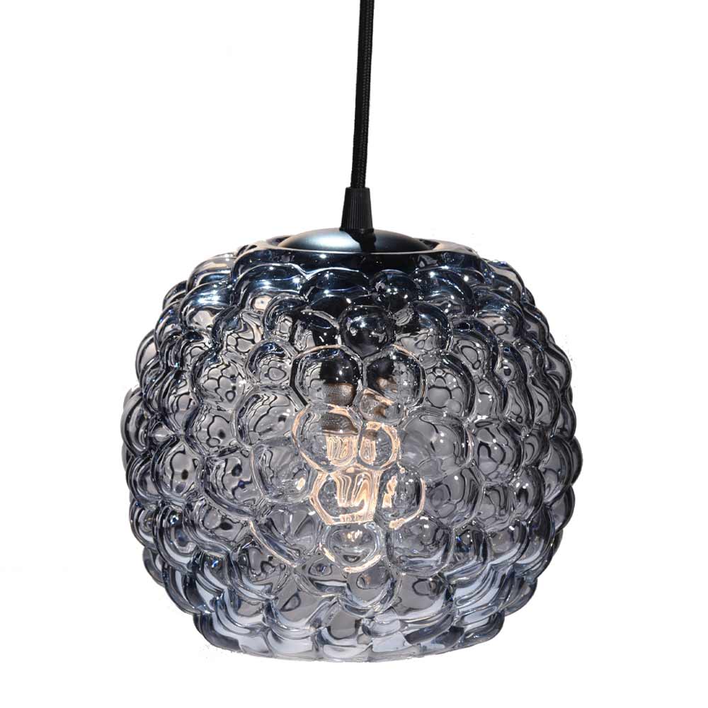 HALO DESIGN 740055 | GRAPE PENDANT SMOKE E27 Ø20CM IP20