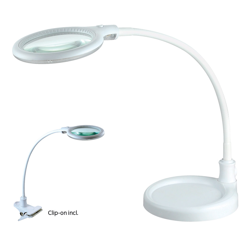 HALO DESIGN 733415 | MAGNI TABLE LAMP MAGNIFYING SMALL WHITE 3000K IP20