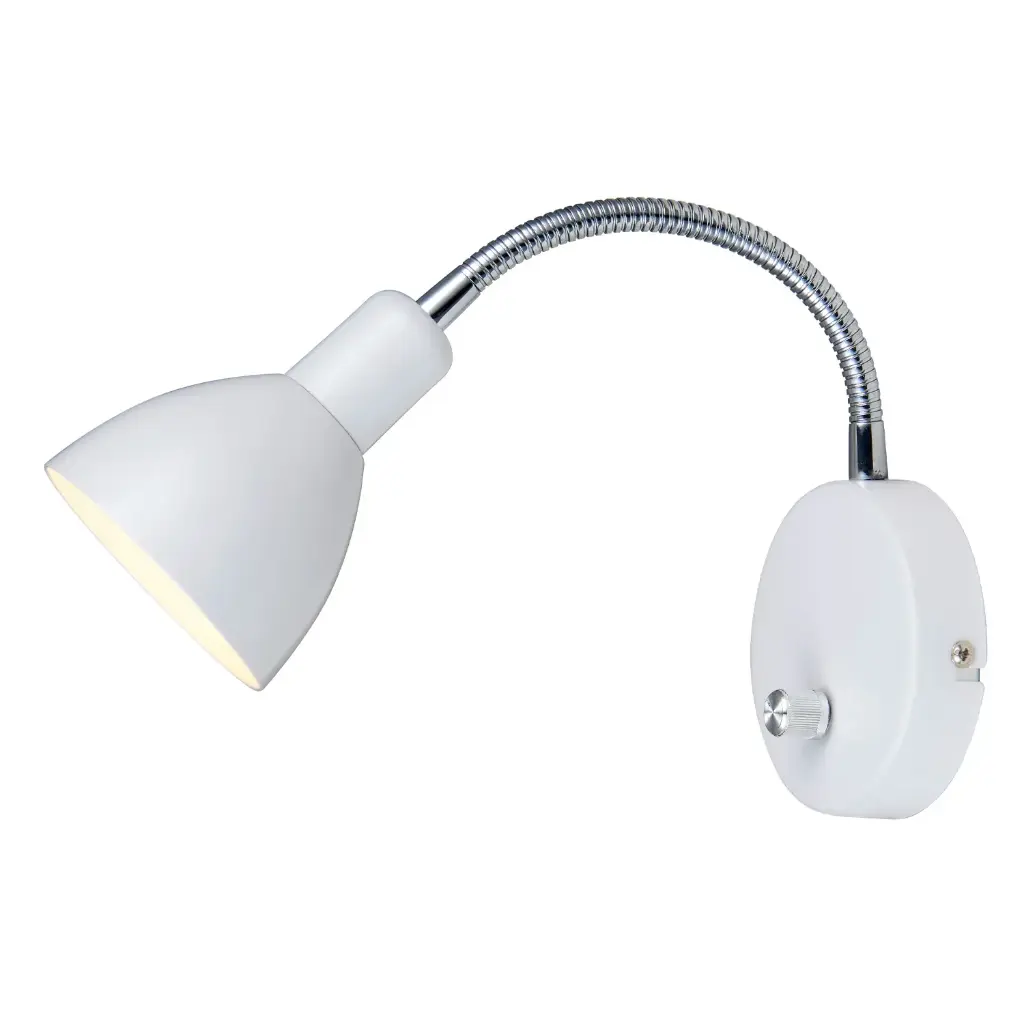 HALO DESIGN 304407 | DENVER WALL LAMP WHITE IP20