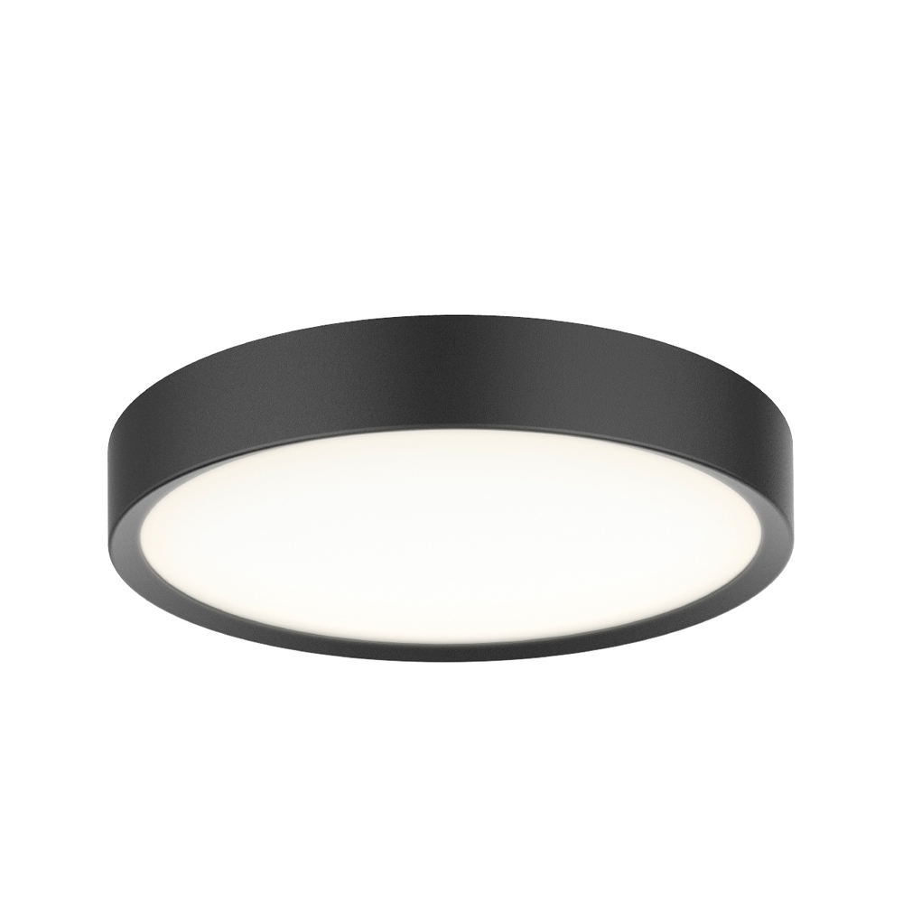 HALO DESIGN 719938 | LED CEILING "UNIVERSAL" 3 STEP Ø28 12W IP44, BLACK 3000K 12W DIMMABLE IP44