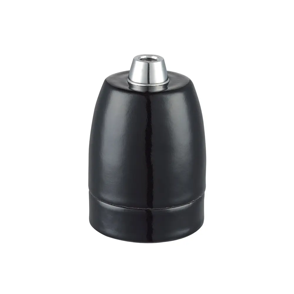 HALO DESIGN 717408 | SOCKET PORCELAIN E27 BLACK IP20