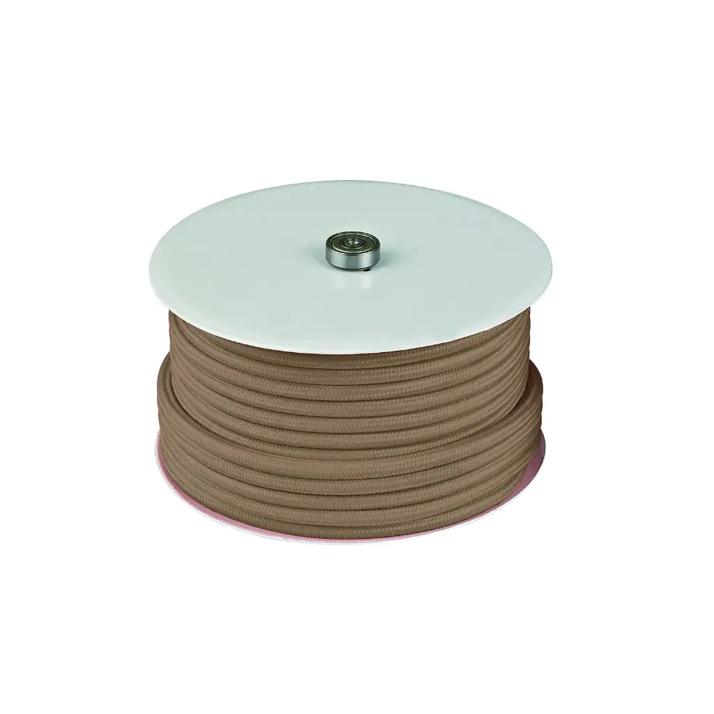 HALO DESIGN 122233 | CABLE-ROLL TEXTILE 2*0,75MM, BRUN 25M N.A.