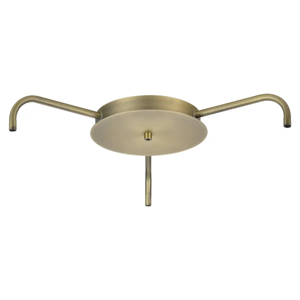 HALO DESIGN 714148 | CANOPY FOR 4 LAMPS ANTIQUE IP20