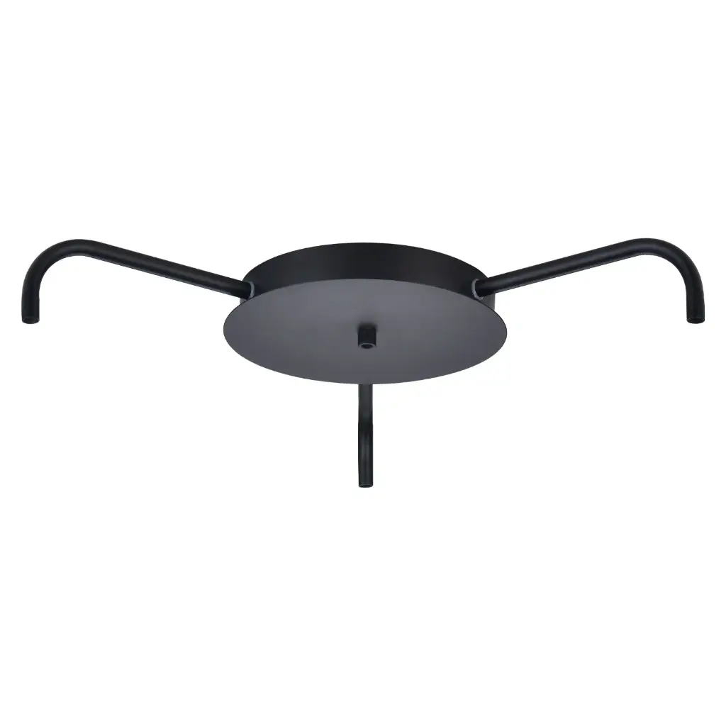 HALO DESIGN 714063 | CANOPY FOR 4 LAMPS BLACK IP20