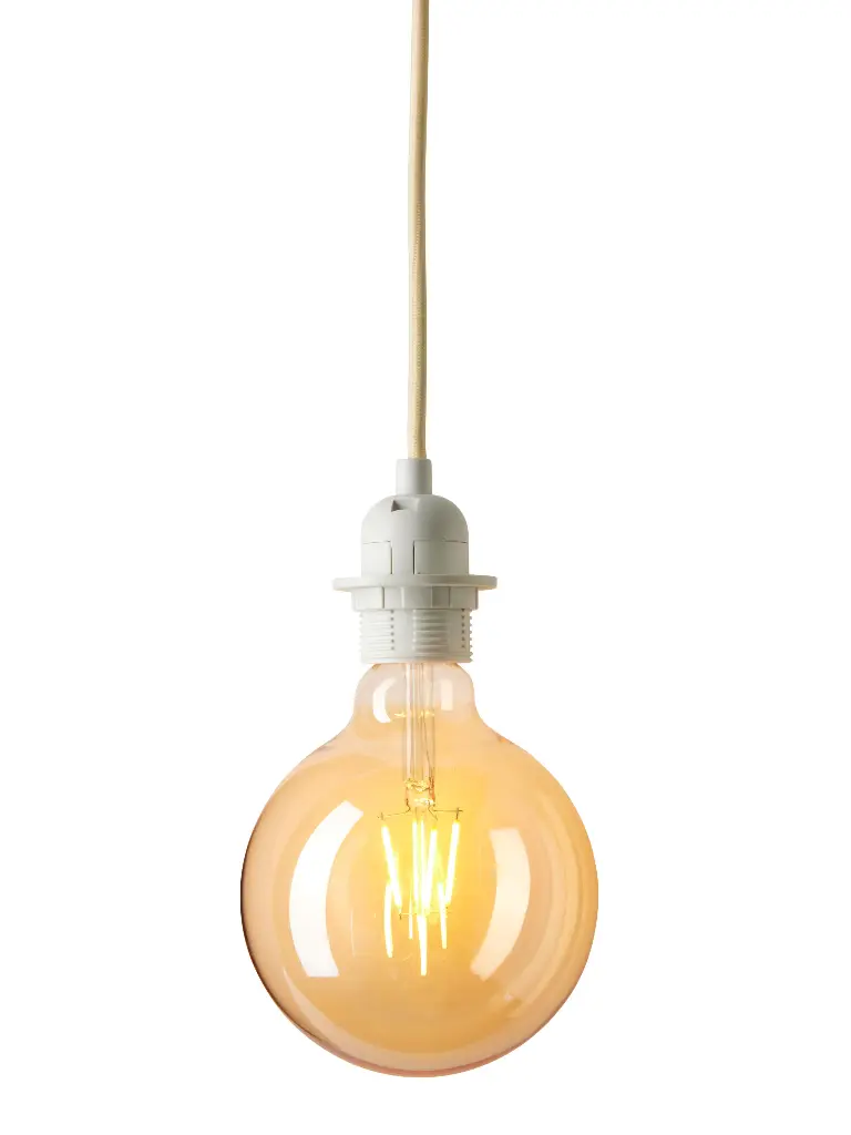 HALO DESIGN 747375 | BASIC SOCKET SET CREAM 2 METER TEXTILE CABLE IP20