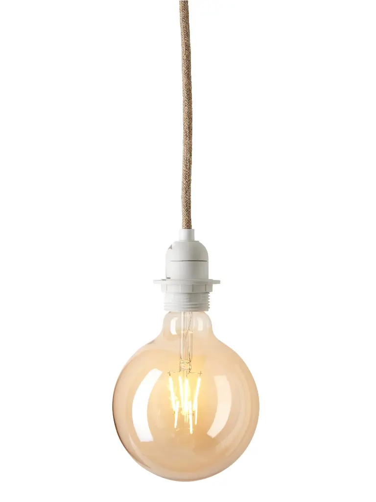 HALO DESIGN 747399 | BASIC SOCKET SET NATURE 2 METER TEXTILE CABLE IP20