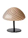 HALO DESIGN 747009 | MINI MUSH TABLE LAMP, GLASS HEAD, METAL BASE BLACK IP20