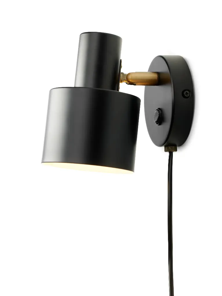 HALO DESIGN 746880 | VOGUE - WALL LAMP BLACK IP20