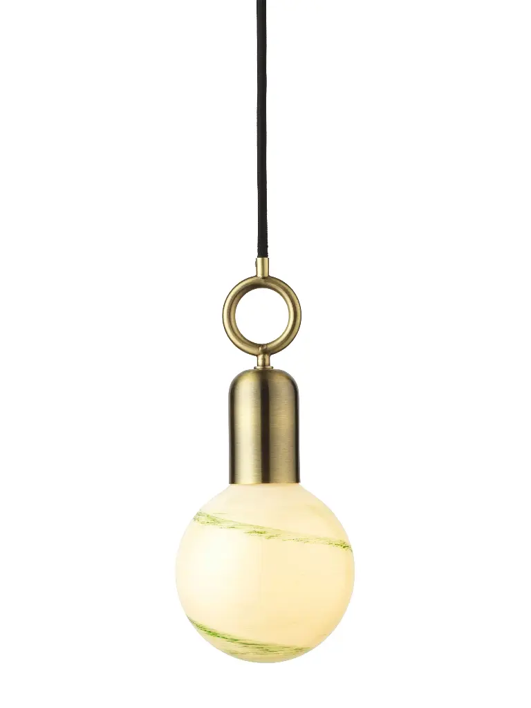 HALO DESIGN 937240 | STOCKHOLM BULB 7W MARBLE BROWN 2700K 7W DIMMABLE IP20