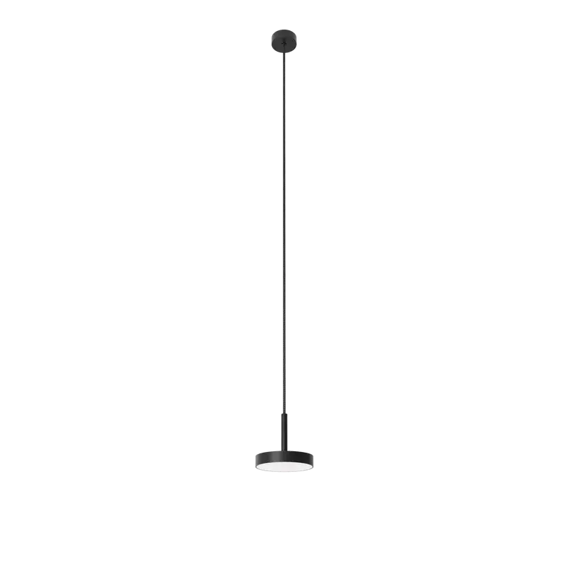 ROBIN 06082 | RAFAELA PENDANT MONO | DALI 27K - MATTE BLACK AND MATTE POLISHED BRASS