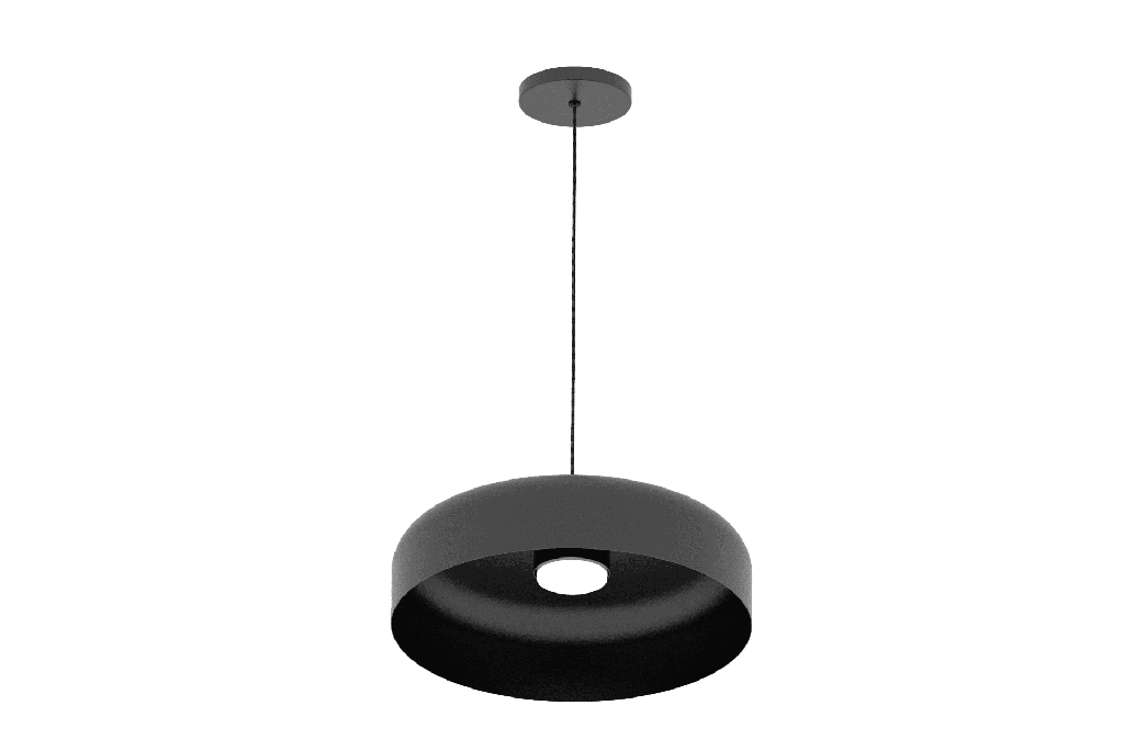 ROBIN 02169 | REA PENDANT 38 - MATTE BLACK