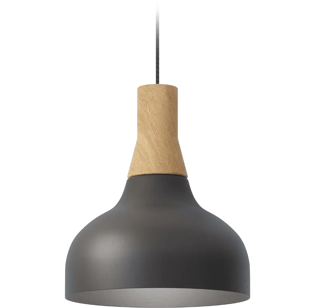 ROBIN 01643 | REIKO PENDANT CONE - MATTE BLACK