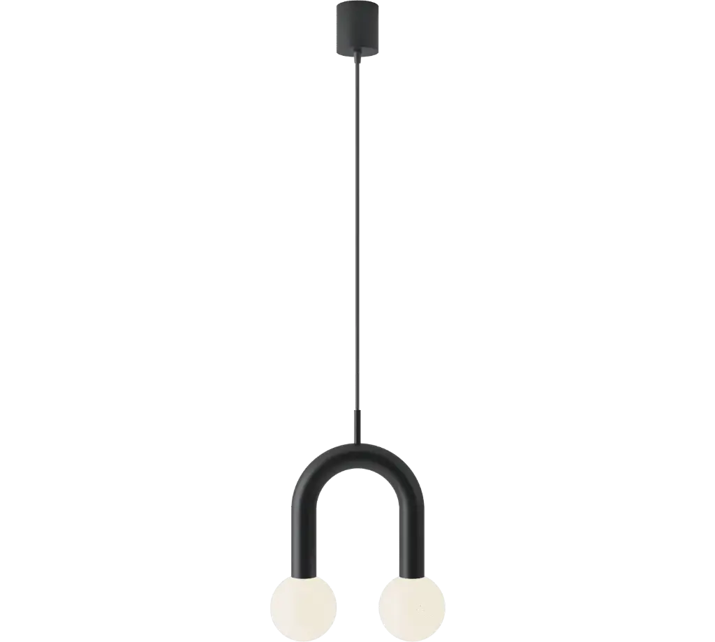 ROBIN 00424 | RIGOBERTA PENDANT SUPER CURVED - MATTE BLACK