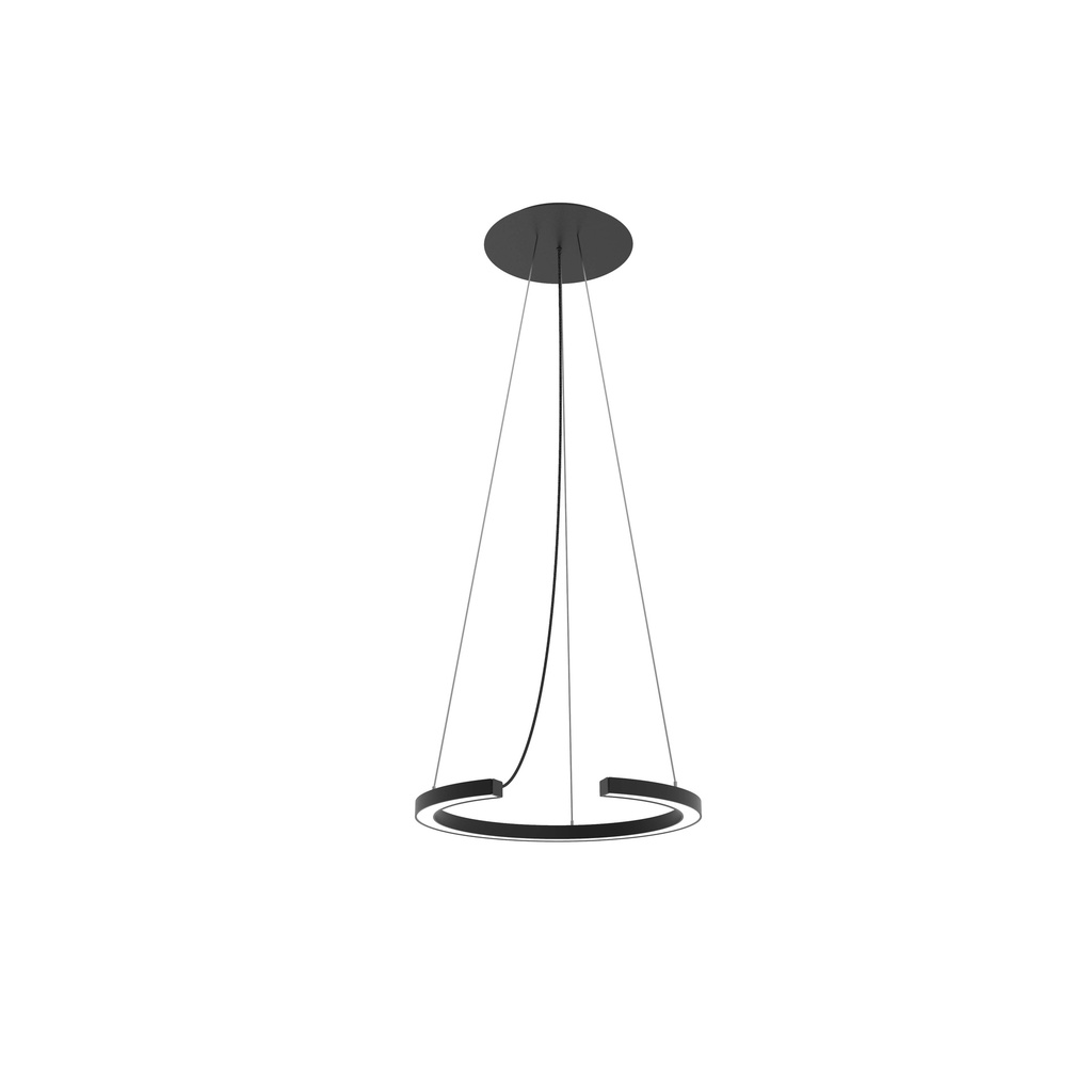 ROBIN 02770 | ROBERTA PENDANT 50 - MATTE BLACK