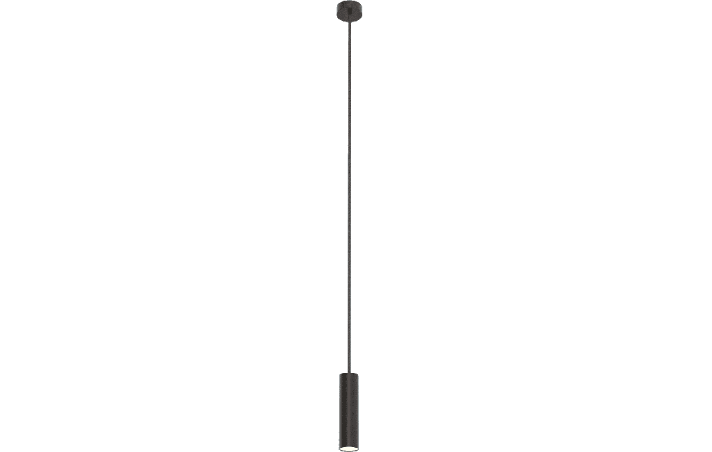 ROBIN 02541 | ROSE PENDANT 16 - MATTE BLACK