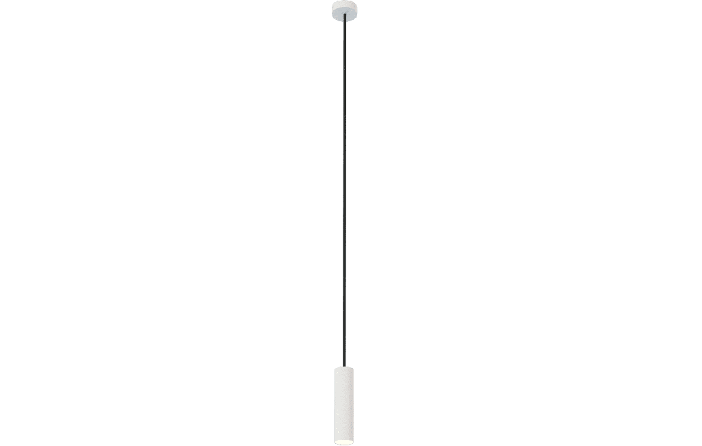 ROBIN 02558 | ROSE PENDANT 16 - MATTE WHITE
