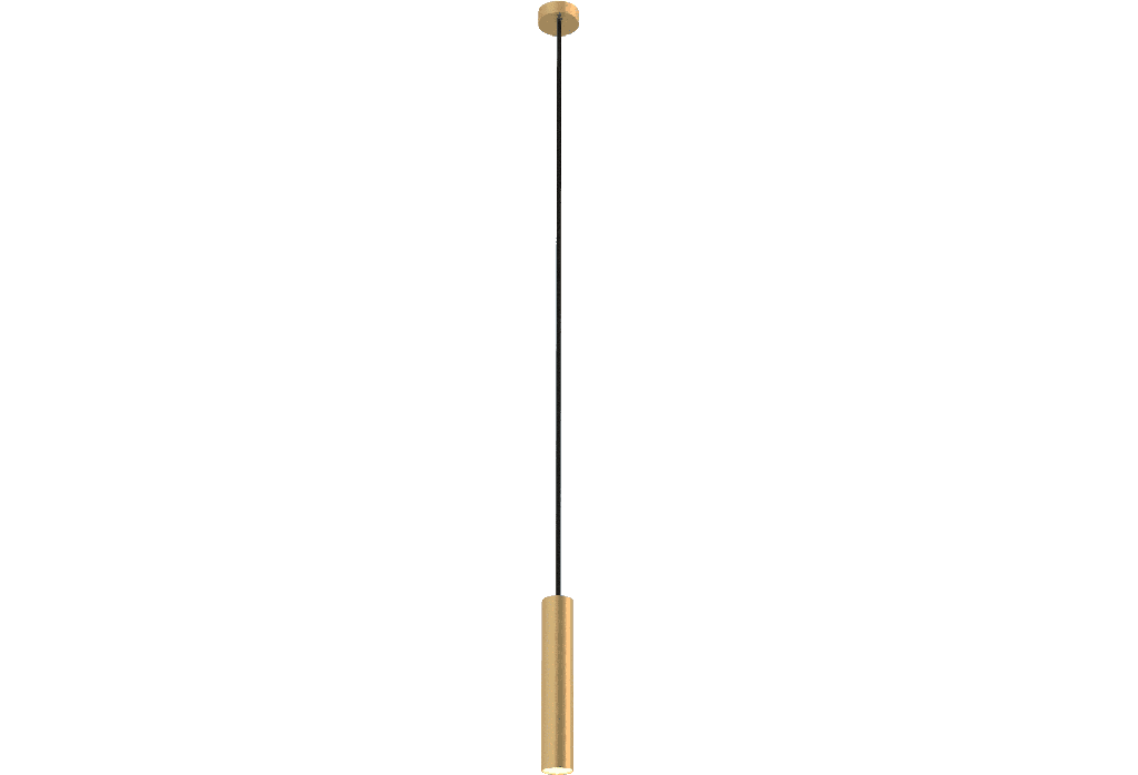 ROBIN 02596 | ROSE PENDANT 25 - MATTE POLISHED BRASS