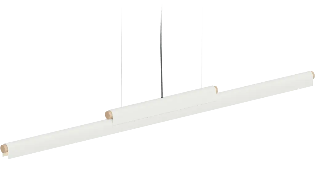 ROBIN LAMPS 01223 | RUDI PENDANT - MAT WHITE