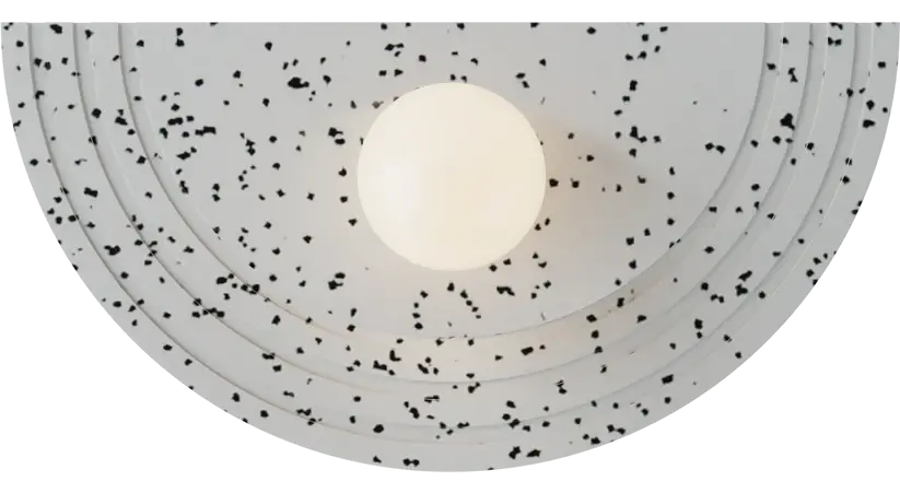 ROBIN LAMPS 00653 | REGINA WALL - TERRAZZO WHITE