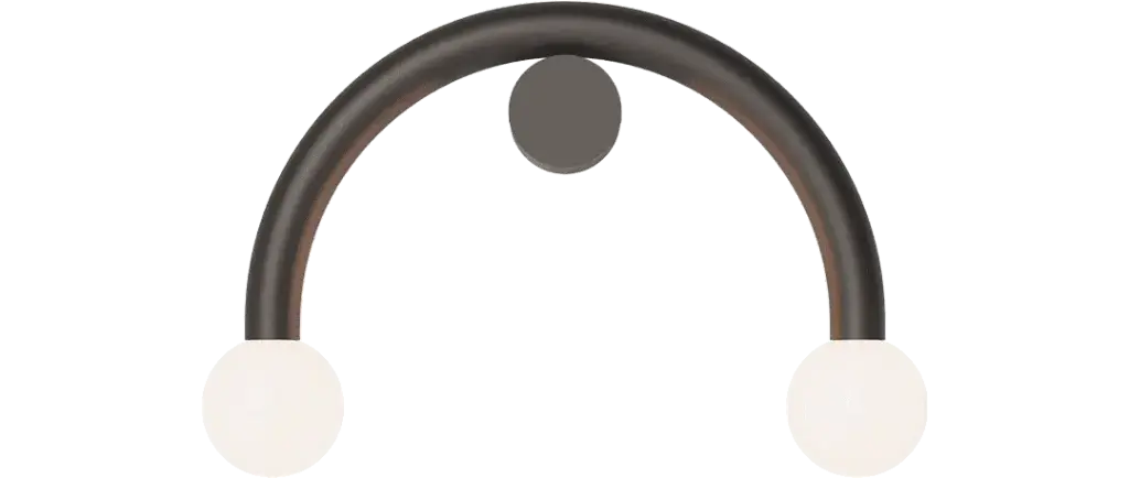 ROBIN 00561 | RIGOBERTA WALL DIRECT CURVED - MATTE BLACK