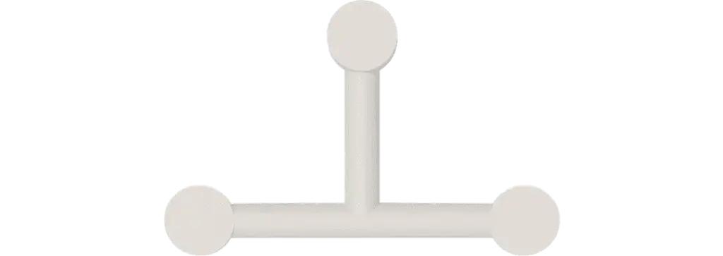 ROBIN 00363 | RIGOBERTA WALL INDIRECT TRIO - MATTE WHITE