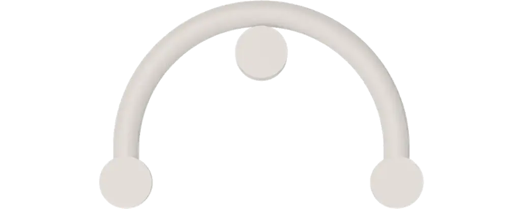 ROBIN 00295 | RIGOBERTA WALL INDIRECT CURVED - MATTE WHITE