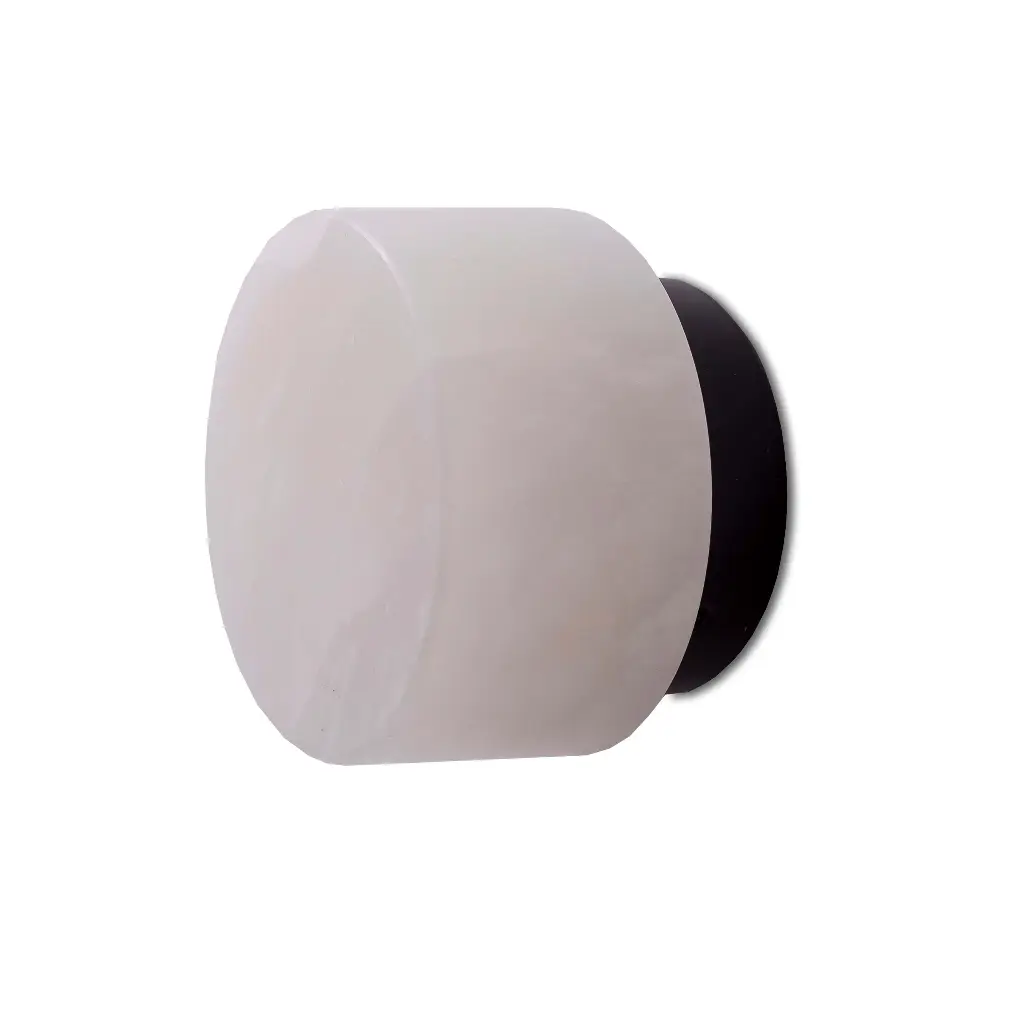 ROBIN 03975 | ROCK WALL CEILING 9 27K IP20 - BLACK BASE AND ALABASTER SHADE