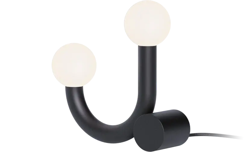 ROBIN LAMPS 00004 | RIGOBERTA TABLE - MAT BLACK