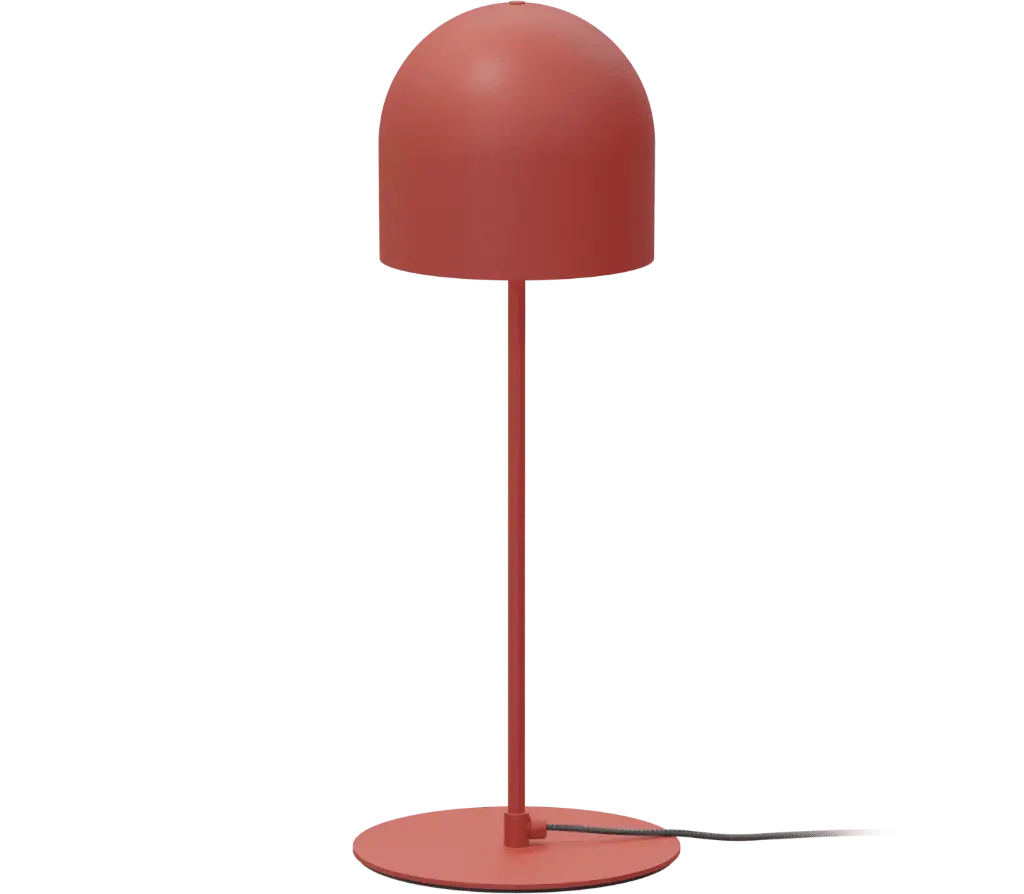 ROBIN LAMPS 00745 | RIO TABLE - MAT TERRACOTTA RED