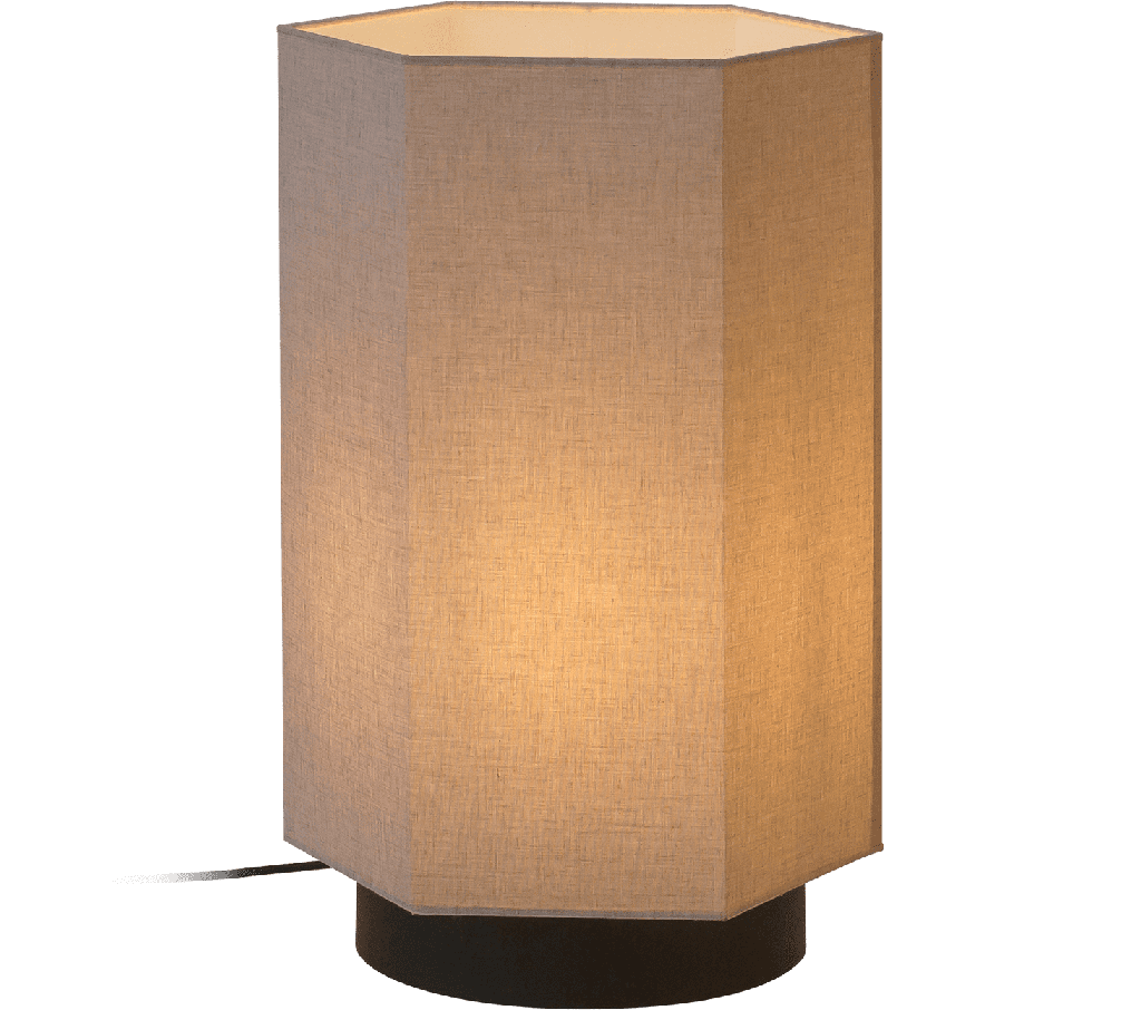 ROBIN 01919 | ROXI FLOOR 33 - MATTE BLACK BASE AND WHITE CREAM SHADE