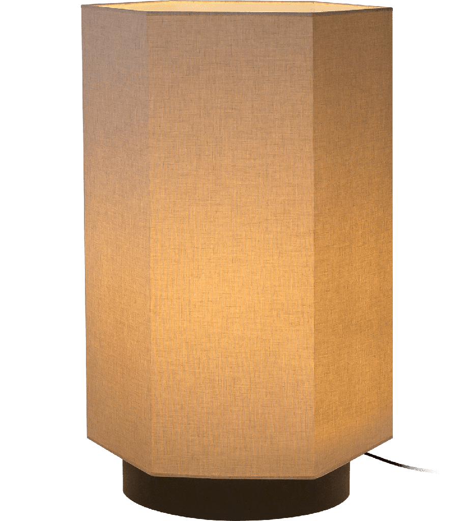 ROBIN 01902 | ROXI FLOOR 45 - MATTE BLACK BASE AND WHITE CREAM SHADE