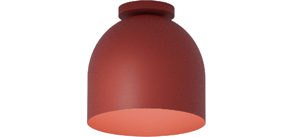 ROBIN 00950 | RIO CEILING - MATTE TERRACOTTA RED