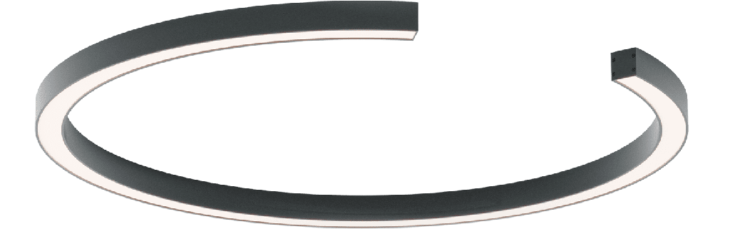 ROBIN 01391 | ROBERTA CEILING 80 - MATTE BLACK