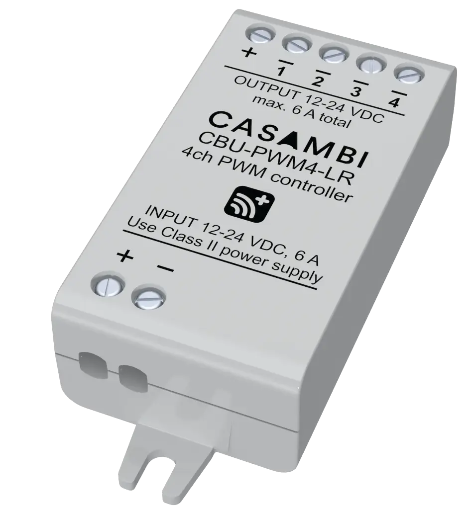 CASAMBI CBU-PWM4-LR | BLUETOOTH 12-24V PWM CONTROLLER 4CH