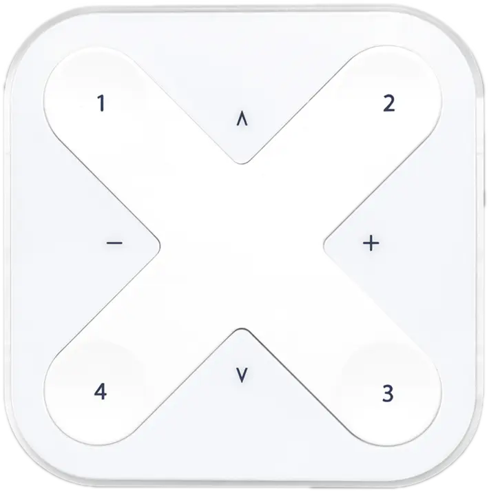 CASAMBI X-PRESS-LR-W | XPRESS WALL SWITCH 4-CHANNEL WITH BATTERY / WHITE
