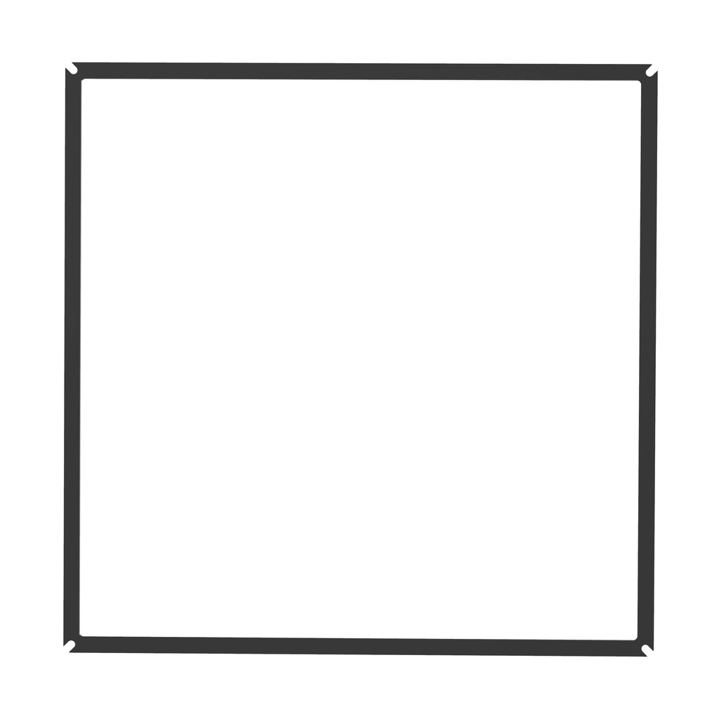 ROBIN 03548 | ROSE PENDANT CHANDELIER SQUARE 45 - MATTE BLACK