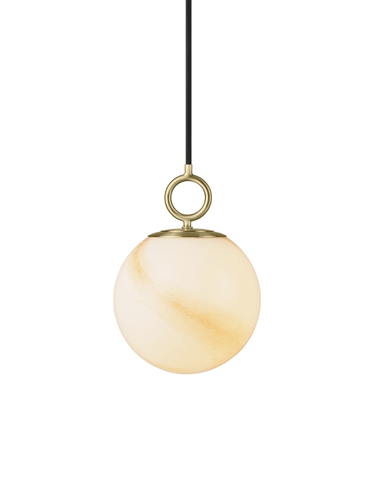 HALO DESIGN 745555 | STOCKHOLM - PENDANT LAMP Ø18 - MARBLE BROWN IP20