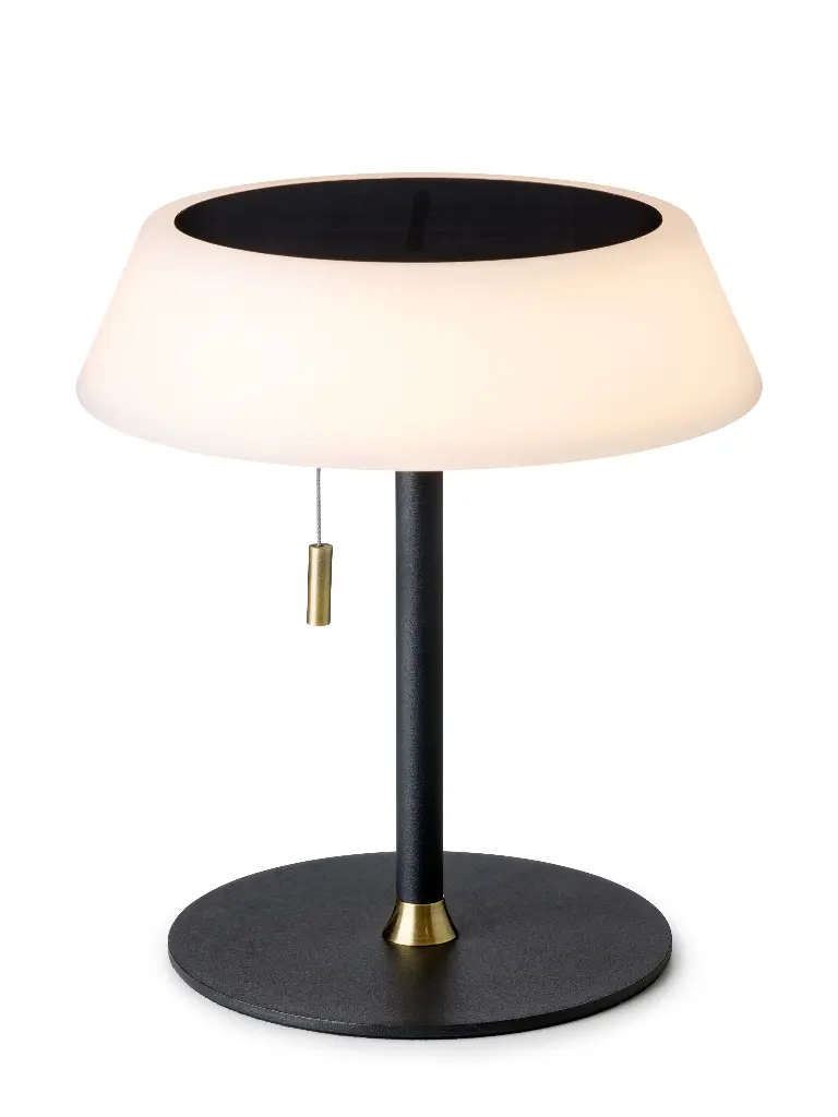 HALO DESIGN 801404 | SOLAR PORTABLE TABLE LAMP - BLACK 2700K 1,2W DIMMABLE IP54