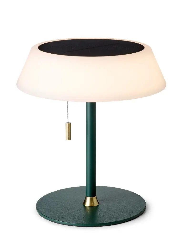 HALO DESIGN 801411 | SOLAR PORTABLE TABLE LAMP - DARK GREEN 2700K 1,2W DIMMABLE IP54