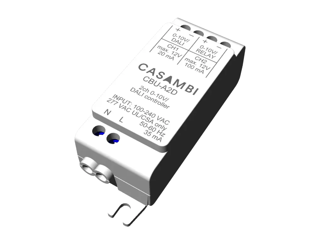 CASAMBI CBU-A2D-LR | ENABLED 2 CHANNEL 0-10V / DALI CONTROLLER