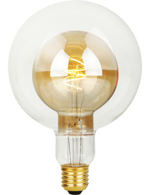 SPL LIGHTING L663147005 | LED E27 FLEX DOUBLE GLOBE G125X180 470LM 4.9W 922 AC CLEAR/GOLD DIM